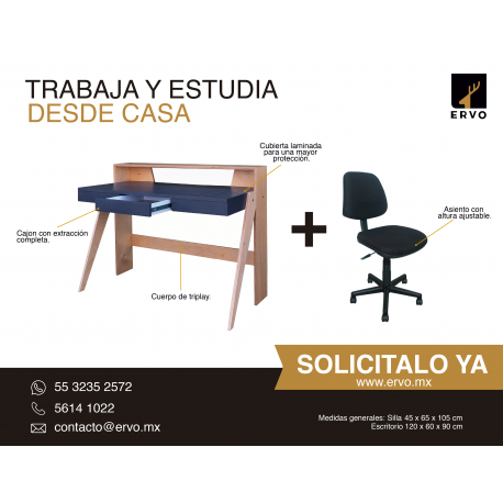 ESCRITORIO Y SILLA 